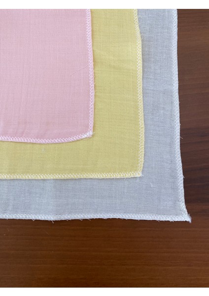 10'lu Müslin Bebek Ağız Mendili,ter Bezi %100 Pamuk 25X25 cm modelleri