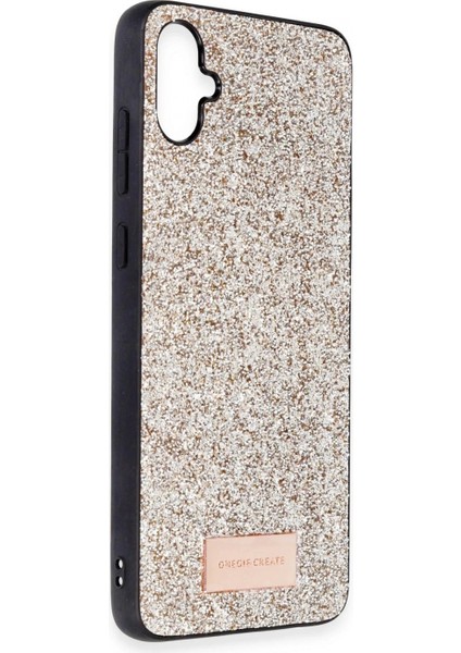 Onegif Samsung Galaxy A05 Bright Simli Kapak - Gold (K95) fiyatları