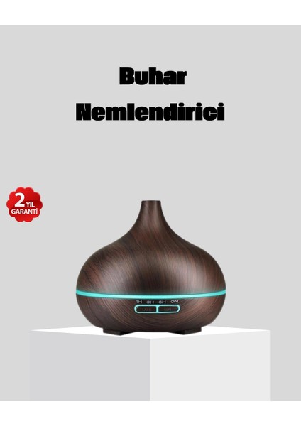 Bfs 550 ml Büyük Su Hazneli Ultrasonik Nemlendirici ve Aromaterapi Difüzörü