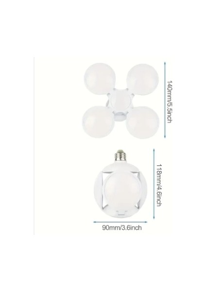 Buğz LED Futbol Ufo Ampul E27 28W 360 Derece Katlanır Lamba Ac 220V Lamba LED Spot Işık Beyaz Glop LED fiyatları