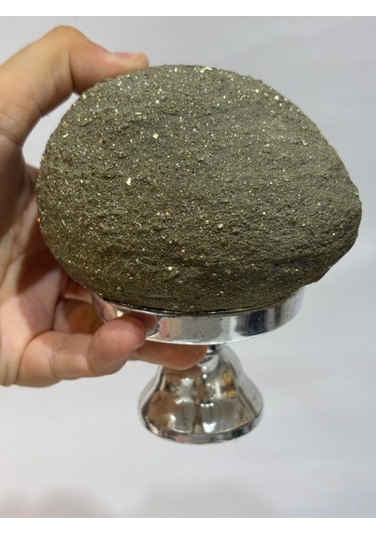 Pirit Doğaltaş Zenginlik Taşı Stantlı