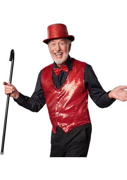 Kırmızı Payetli Pullu Papyon fırsatları