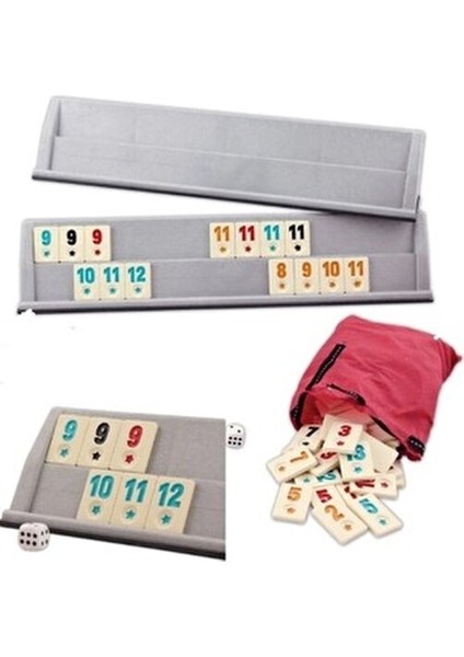 Plastik Okey Takımı Canlı Renkli Taşlar ve Koruma Kutusu ile 106 Parça fiyatları