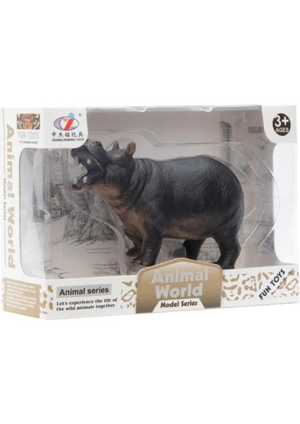 Kutulu Model Figür Hayvan Su Aygırı / Hipopotam fiyatları