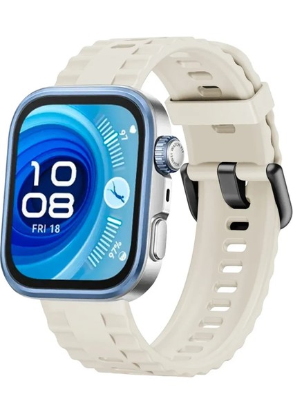 Huawei Watch Fit 3 Klasik Kordon - BEJ-(5796) - I49H80N3-4A22VS