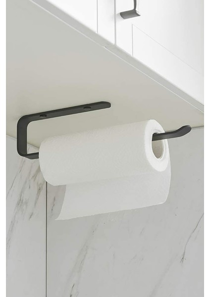 Dekoratif Siyah Mutfak Banyo Akısı Kendinden Yapışkanlı Lüx Askılık Sağlam Uzun Mat Siyah Askı indirimleri