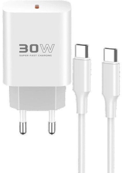 C87C 30W Type-C Çıkışlı Ekstra DL51 1m Type-C To Type-C Kablolu Pd Şarj Cihaz? - I69H37N8-5A6