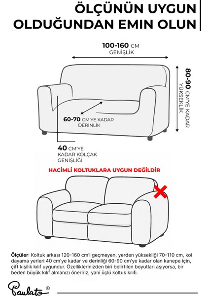 Lastikli Esnek ve Yıkanabilir Piliseli Kakao 2 Kişilik Koltuk Örtüsü fiyatları