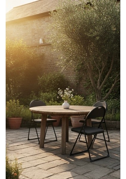 Lüks Katlanır Mutfak Sandalyesi Bahçe Sandalyesi Balkon Sandalyesi Çalışma Odası Sandalyesi modelleri