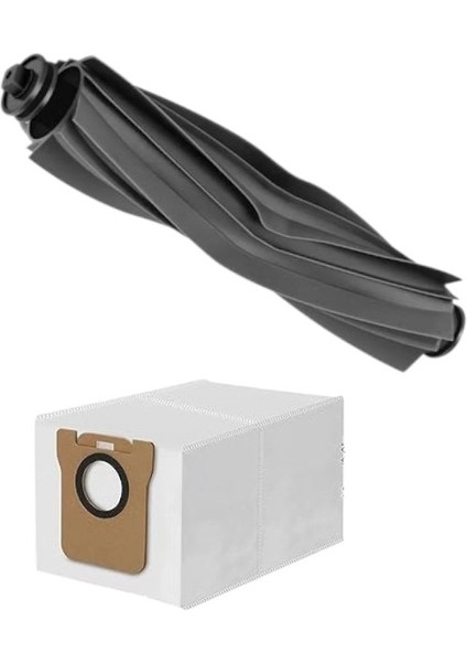 Dreame L20 Ultra RLX41CE-1 Robot Süpürge Uyumlu 1 Adet Ana Fırça-1 Adet Toz Torbası Yedek Parça Seti