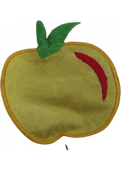 Aplike Ütü İle Yapışan Elma Desen