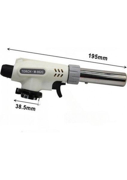 1300°C Çok Amaçlı Gaz Torch Çakmak - Mutfak, Mangal, Lehimleme Pürmüz Alev Tabancası indirimleri