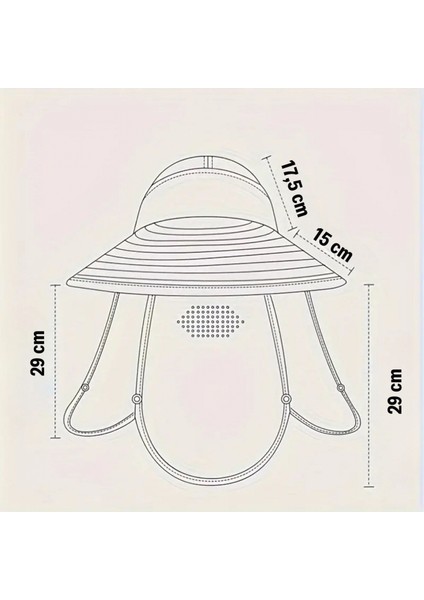 Güneş Koruyuculu Nefes Alabilen Maskeli ve Boyun Kapaklı Geniş Kenarlı Balıkçı Şapkası modelleri
