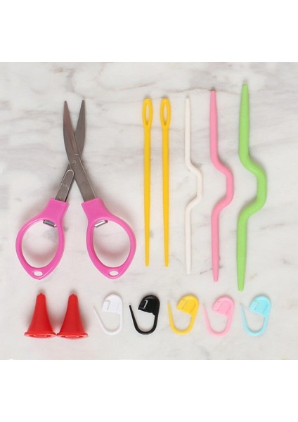 Loren Çantalı Tığ ve Örgü Aksesuarları Seti fırsatları