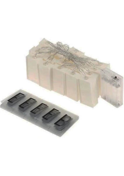 10lu Lightbox Işıklı Harf Mesaj Panosu Dekoratif Harf Işık Zinciri indirimleri