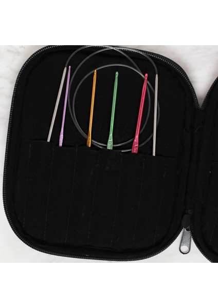 Loren Çantalı Tığ ve Örgü Aksesuarları Seti modelleri