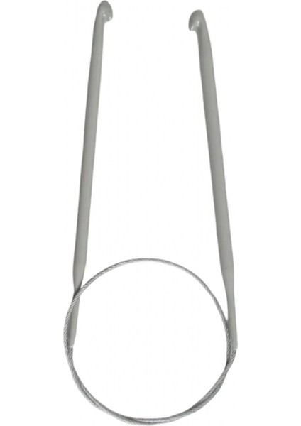 Misinalı Çelik Gagalı Tığ Şiş 4,5 Numara 60 cm