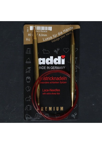 Addi 8mm 80cm Klasik Misinalı Dantel Şişi - 755-7