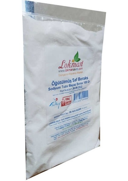 Öğütülmüş Saf Boraks Sodyum Tuzu Beyaz Borax 100 gr indirimleri