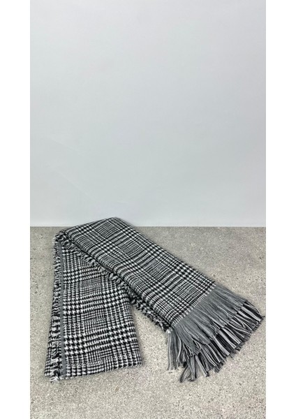 Yünlü Şal – Çift Taraflı Ekose Desenli Kalın Kışlık Şal modelleri