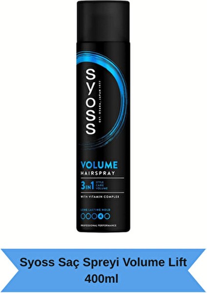 Saç Spreyi Volume Lift Yoğun Parlaklık ve Esneklik 400 ml X2 Güçlü Tutuş fırsatları