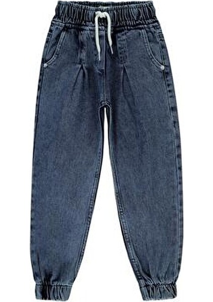 Kız Çocuk Pantolon Açık Mavi 6-9 Yaş Pamuk Elastan Konforlu Model modelleri