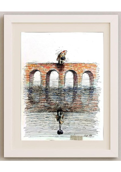 Viacheslav Bibishel 29X21CM Orijinal Karikatür Tablo fırsatları