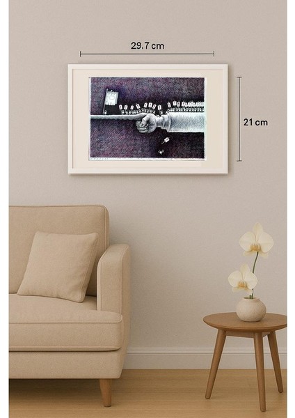 Rooshan Gataullin 43X30CM Orijinal Karikatür Tablo indirimleri