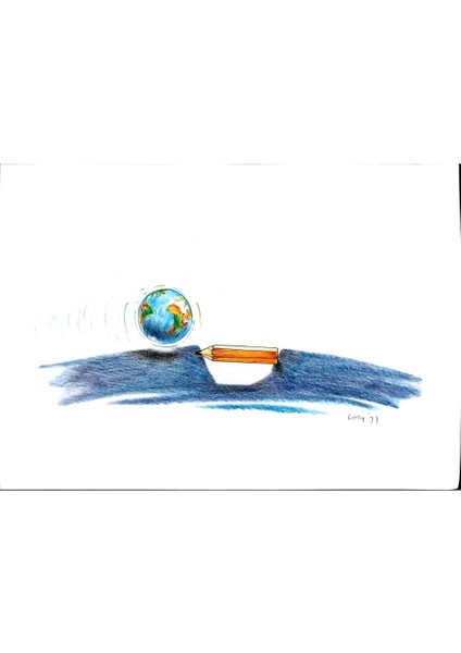 François Veldeman 29X21CM Orijinal Karikatür Tablo modelleri