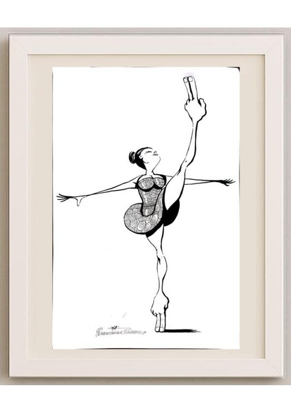 Goran Celicanin 29X21CM Orijinal Karikatür Tablo fırsatları