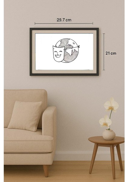 Aleksandar Daskalovic 29X21CM Orijinal Karikatür Tablo fiyatları