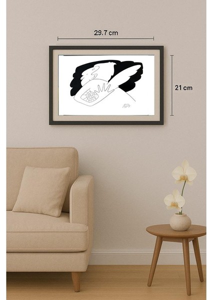 Vitalij Koryako 29X21CM Orijinal Karikatür Tablo fiyatları