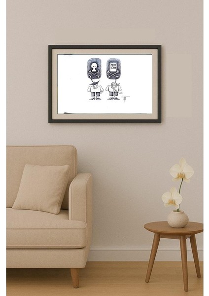 Pilipovic Zeljko 35X25CM Orijinal Karikatür Tablo fiyatları