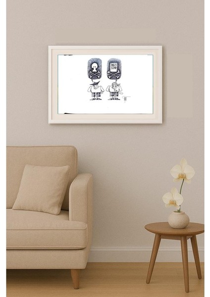 Pilipovic Zeljko 35X25CM Orijinal Karikatür Tablo indirimleri