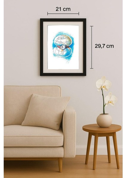 Wolfgang Schlegel 29X21CM Orijinal Karikatür Tablo fiyatları