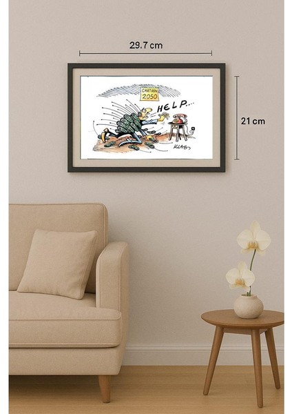 Alexsandar Klas 29X21CM Orijinal Karikatür Tablo fiyatları