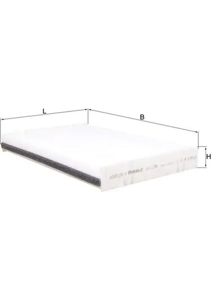 LA1198 Polen Filtresi A4478300100 A9108301100 A9108307500