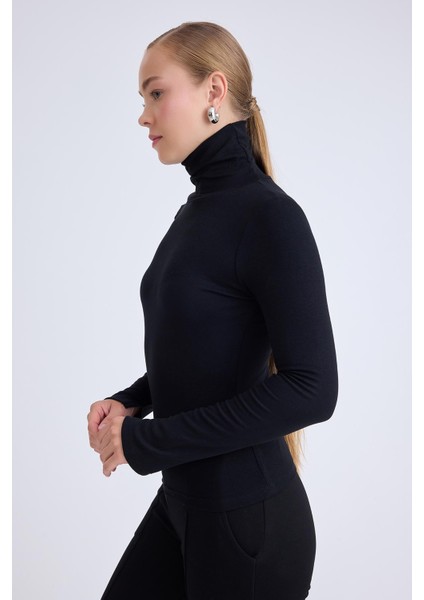 Balıkçı Yaka Uzun Kol Bluz