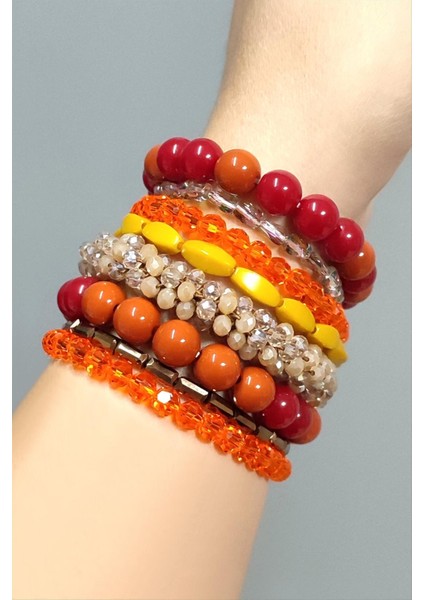 8 Adet Zr Model Bileklik