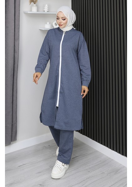 Fermuarlı Eşofman Takım 3044-15 Indigo fiyatları