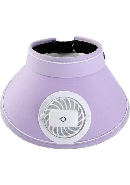 Kadınlar Için Yazlık Güneşlik Şarj Edilebilir Fan Şapka Büyük Siperlikli Anti-Ultraviyole Boş Üst Güneş Şapkası (Yurt Dışından) fiyatları
