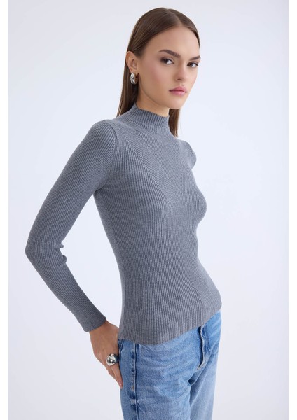 Balıkçı Yaka Uzun Kol Triko Bluz modelleri