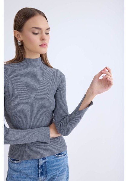 Balıkçı Yaka Uzun Kol Triko Bluz indirimleri