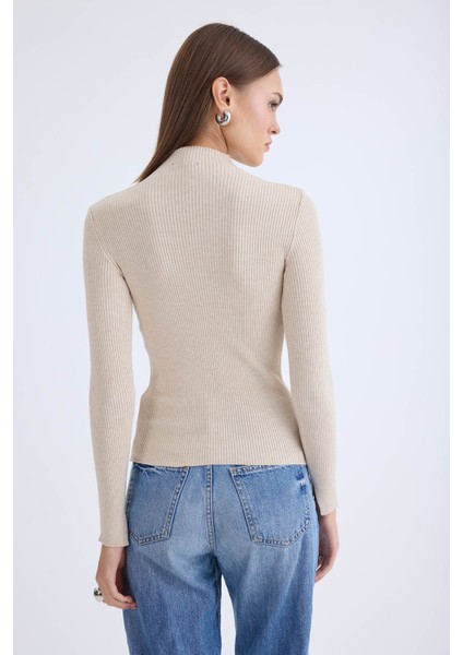 Balıkçı Yaka Uzun Kol Triko Bluz fırsatları