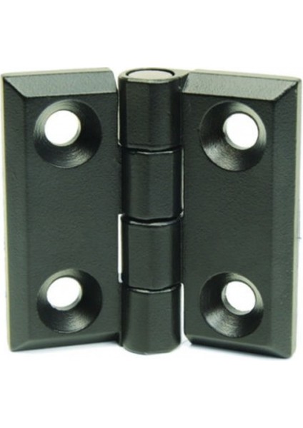 Metal 40X40 Siyah Yaprak Menteşe / Pano Menteşesi (Zamak) | Dayanıklı, Paslanmaz ve Endüstriyel Kullanıma Uygun