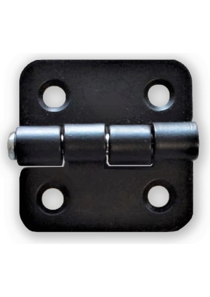 Çelik 30X30 Siyah Menteşe | Paslanmaz, Dayanıklı ve Şık Görünümlü Metal Menteşe