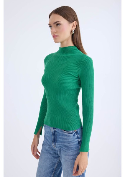 Balıkçı Yaka Uzun Kol Triko Bluz fiyatları