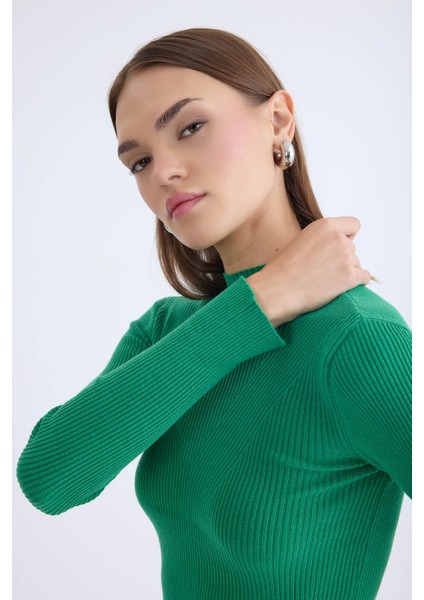 Balıkçı Yaka Uzun Kol Triko Bluz modelleri