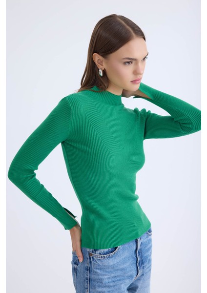 Balıkçı Yaka Uzun Kol Triko Bluz fırsatları