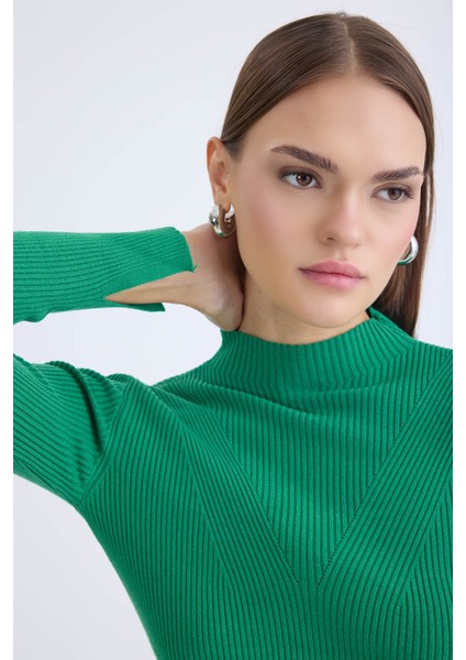 Balıkçı Yaka Uzun Kol Triko Bluz indirimleri